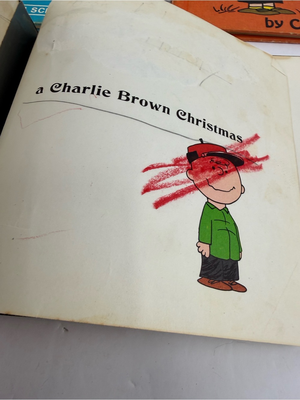 Lot of 5 VTG Charlie Brown Hard Back Books: Pumpkin, Christmas, Love... SEE ALL - Picture 2 of 7